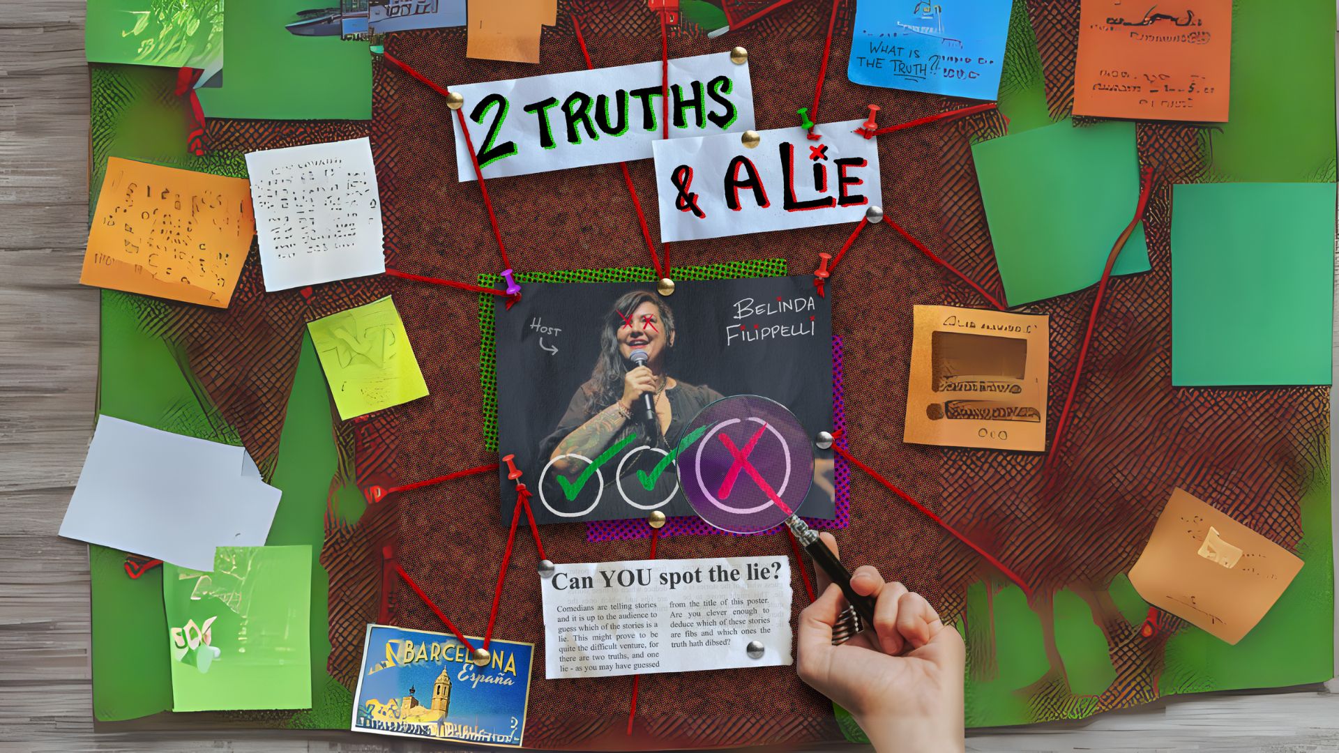 TWO TRUTHH ONE LIE COMEDY STORYTELLING SHOW